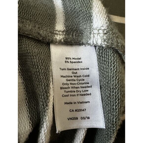 T By Talbots Plus Striped Shift Midi Dress Size 3x Cold Shoulder Stretch Comfort - Picture 8 of 8